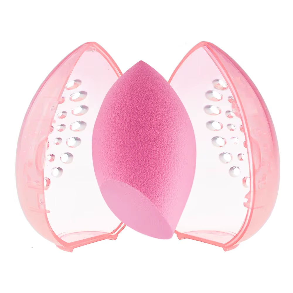 Makeup Sponge Case Beauty Blender Holder Puff Case Make up Accessories Cosmetics Holder Empty Cosmetic Transparent Puffs Box