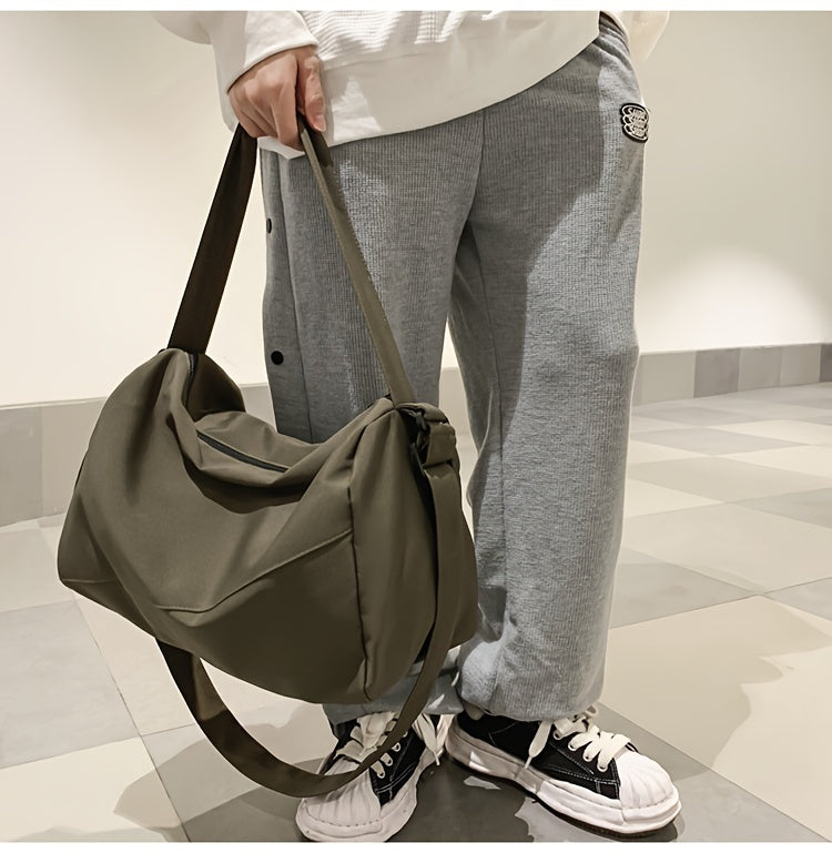 Men's Large Sling Bag, Sport Travel Shoulder Bag, Crossbody Bag For Hanging Out & Daily Commute Beauty World Shop