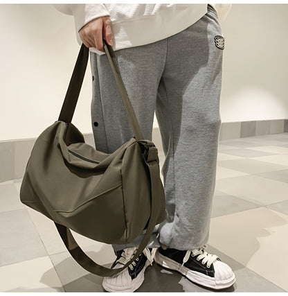 Men's Large Sling Bag, Sport Travel Shoulder Bag, Crossbody Bag For Hanging Out & Daily Commute Beauty World Shop