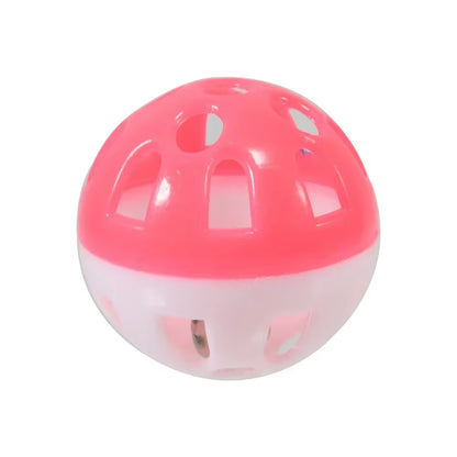 10Pcs Pet Parrot Toy Colorful Hollow Rolling Bell Ball Bird Toy Parakeet Cockatiel Parrot Chew Cage Fun Toys Pet Bird Supplies