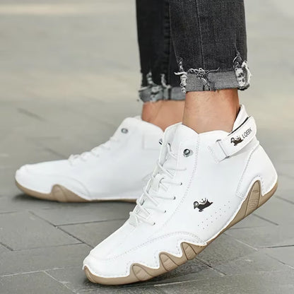 Men'S Boots Casual Fashion Luxury Designer Soft Sole Waterproof Mens Loafers New Trend High Quality Couple Lace up Hiking Shoes