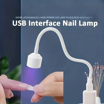 Mini Nail Dryer Uv Led Nail Lamp Foldable Curing Lights Desk Lamp for Nail Gel Polish Quick Dry Nail Art Dryer Manicure