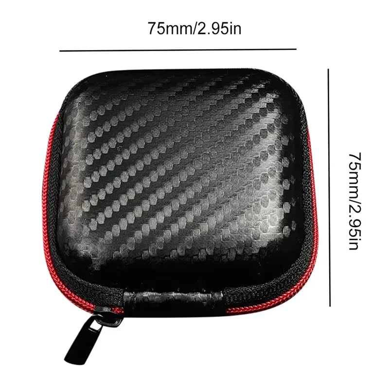 6-1Pcs Earphones Storage Bag Wired Headphones EVA Zipper Storage Box Portable Hold Storage Case Container for KZ BA10 AS10 ES4