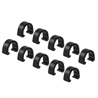 10Pcs MTB Bike Bicycle Frame U Buckle for Brake Cable Housing Hose Tube Shifter Cable Guides Button Fixed Tubing Clips