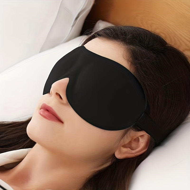 1/3/5/10 Pack Pure Blackout 3D Contoured Eye Mask for Adults - Heavy Duty Hypoallergenic & Fragrance-Free, Soft Ergonomic Fit (Men & Women) - Travel, Home, Office Use, No Leakage, Beige-Friendly - Ideal Gift for Night Beauty Fashion