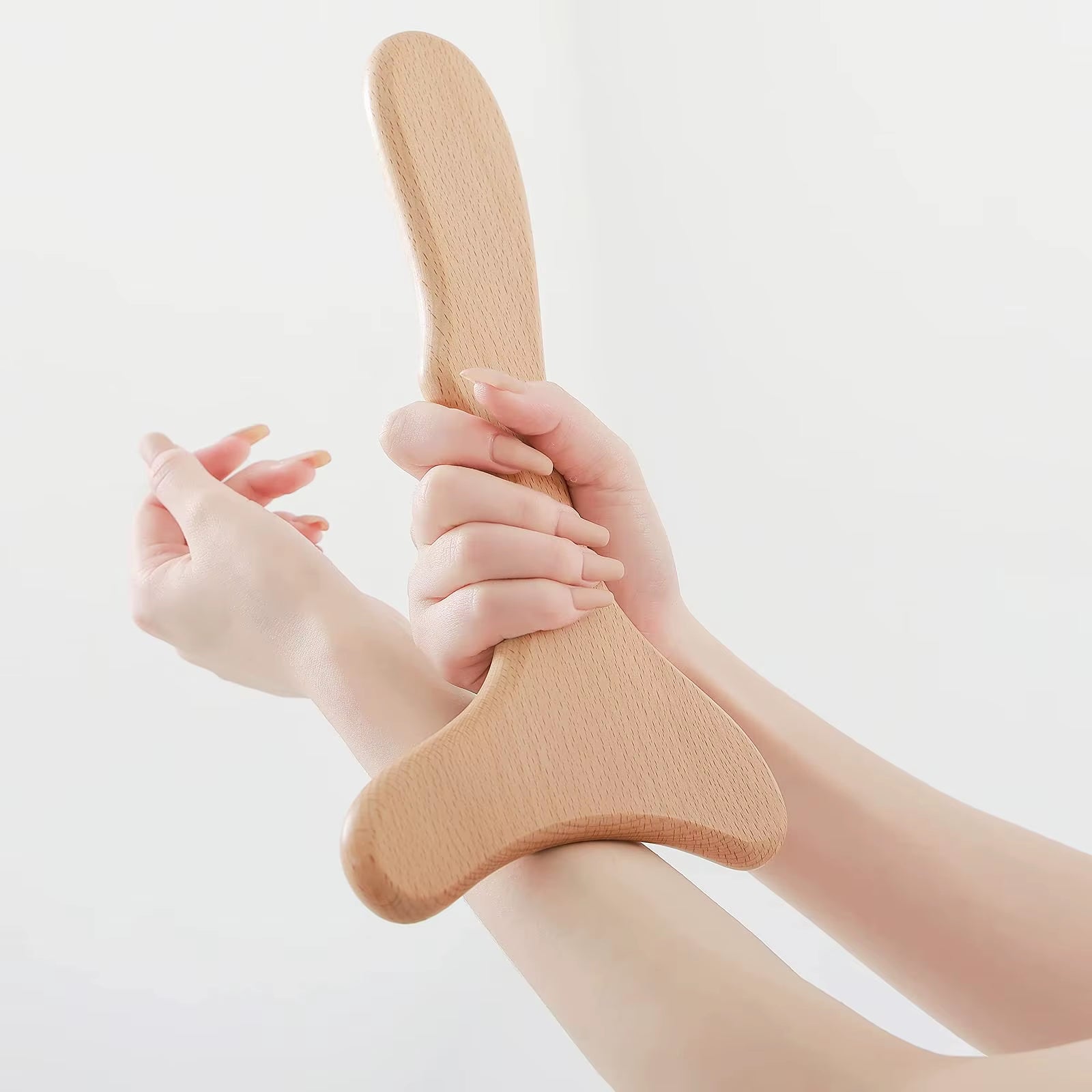 1Pc/3Pcs Wood Roller Massage Tools Lymphatic Drainage Maderoterapia Wooden Massager Gua Sha Tools for Body Contouring Shaping