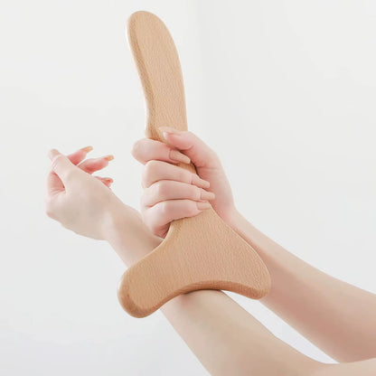 1Pc/3Pcs Wood Roller Massage Tools Lymphatic Drainage Maderoterapia Wooden Massager Gua Sha Tools for Body Contouring Shaping