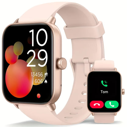 1pc FAWEIO 1.8 Inch Smart Watch for Women & Men with 100+ Sport Modes, Answer/Make Calls, Fitness Activity Tracker, Pedometer, for iPhone And Android, Perfect Gift for Family And Friends, Suitable for Christmas Gifts Beauty World Shop
