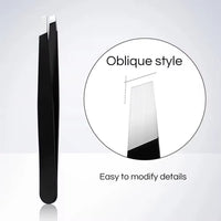 1Pc Black Oblique