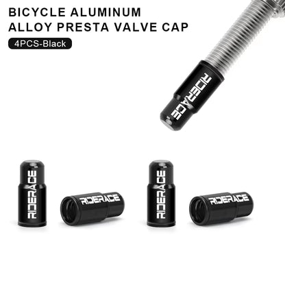 Bicycle Tire Valve Cap Aluminum Alloy CNC MTB Road Bike Tube Tyre Gas Nozzle Cover for FV Presta Valve Dustproof