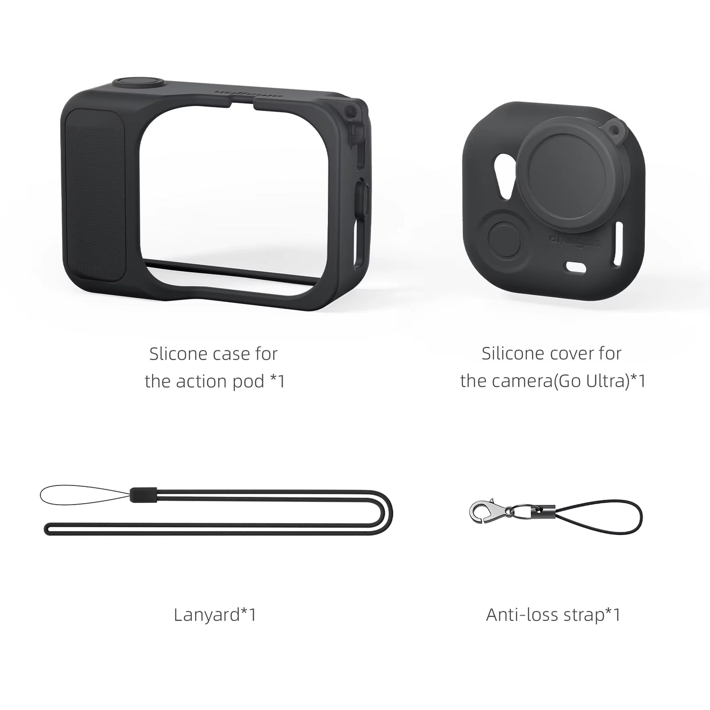 Silicone Protective Case for  GO Ultra Frame All-Round Protection Shell Cover for  GO Ultra Camera Accessories