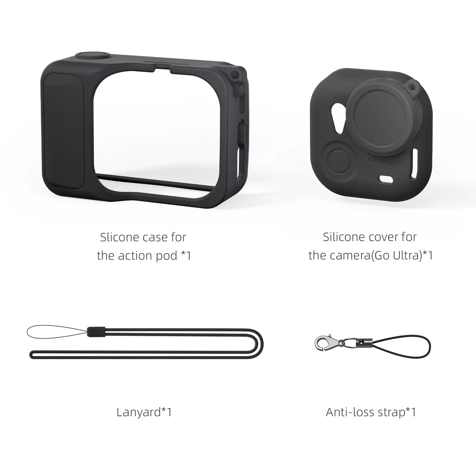 Silicone Protective Case for  GO Ultra Frame All-Round Protection Shell Cover for  GO Ultra Camera Accessories