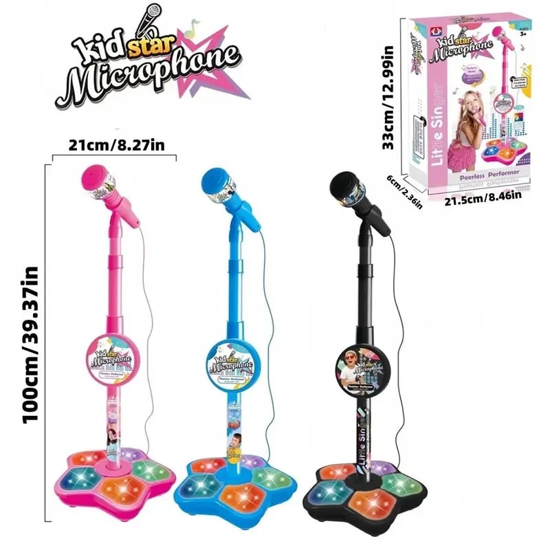💥LAST DAY SALE 49% OFF💥Microphone Toy, Karaoke Machine Toy with Light mysite