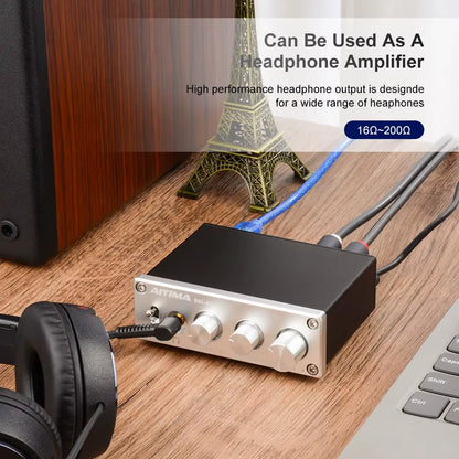 DAC-A2 Amplificador 2.0 Hifi Digital Decoder USB DAC Audio Headphone Amplifier 24Bit 96Khz Coaxial Optical Output RCA