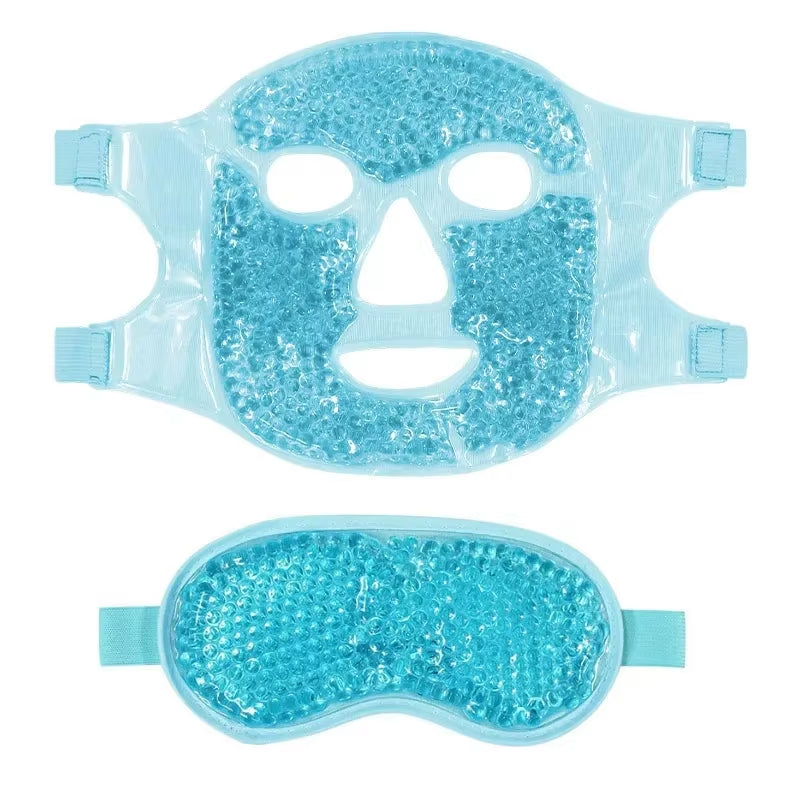 Cold Face Eye Masks Ice Face Mask Hot Cold Compress for Dark Circles Puffiness Cooling Face Masks for Women Man Skin Care Tools