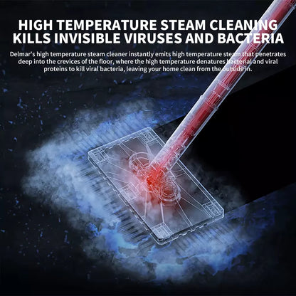 Original  DEM-ZQ610 Steam Mopping Machine Multifunction Household Cleaning Mop Aspirador 5 Attachments Mold