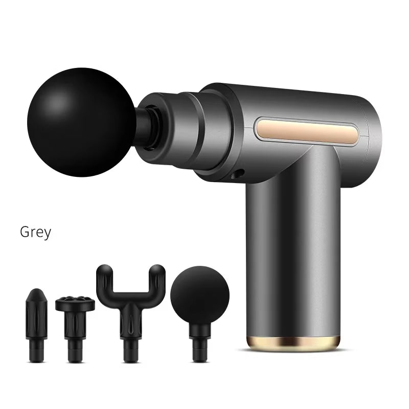 Massage Gun Muscle Relaxation Massage Equipment Neck Membrane Rob Cervical Spine Massage Instrument Mini Fascia Gun Wireless