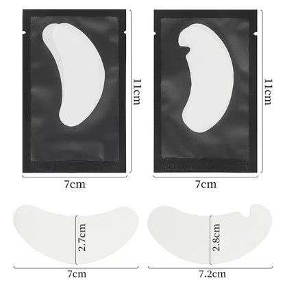 Eye Patches Eyelash Extension under Eye Pads Makeup Lashes Patch Tip Stickers Pads for Eyelash Extension Supplies