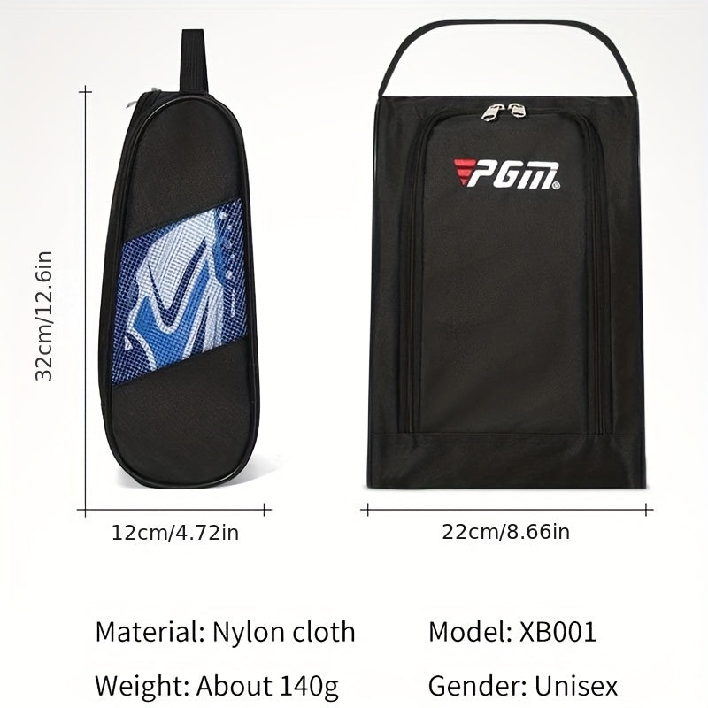 PGM Outdoor Golf Shoes Bags, Colorful Nylon Travel Zippered ConvenientSport Storage Bag XB001 Beauty Fashion