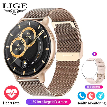 2025 Smart Watch Women Bluetooth Call Custom Dials Watches Blood Oxygen Monitor Sport Men Smartwatch Ladies for Android IOS