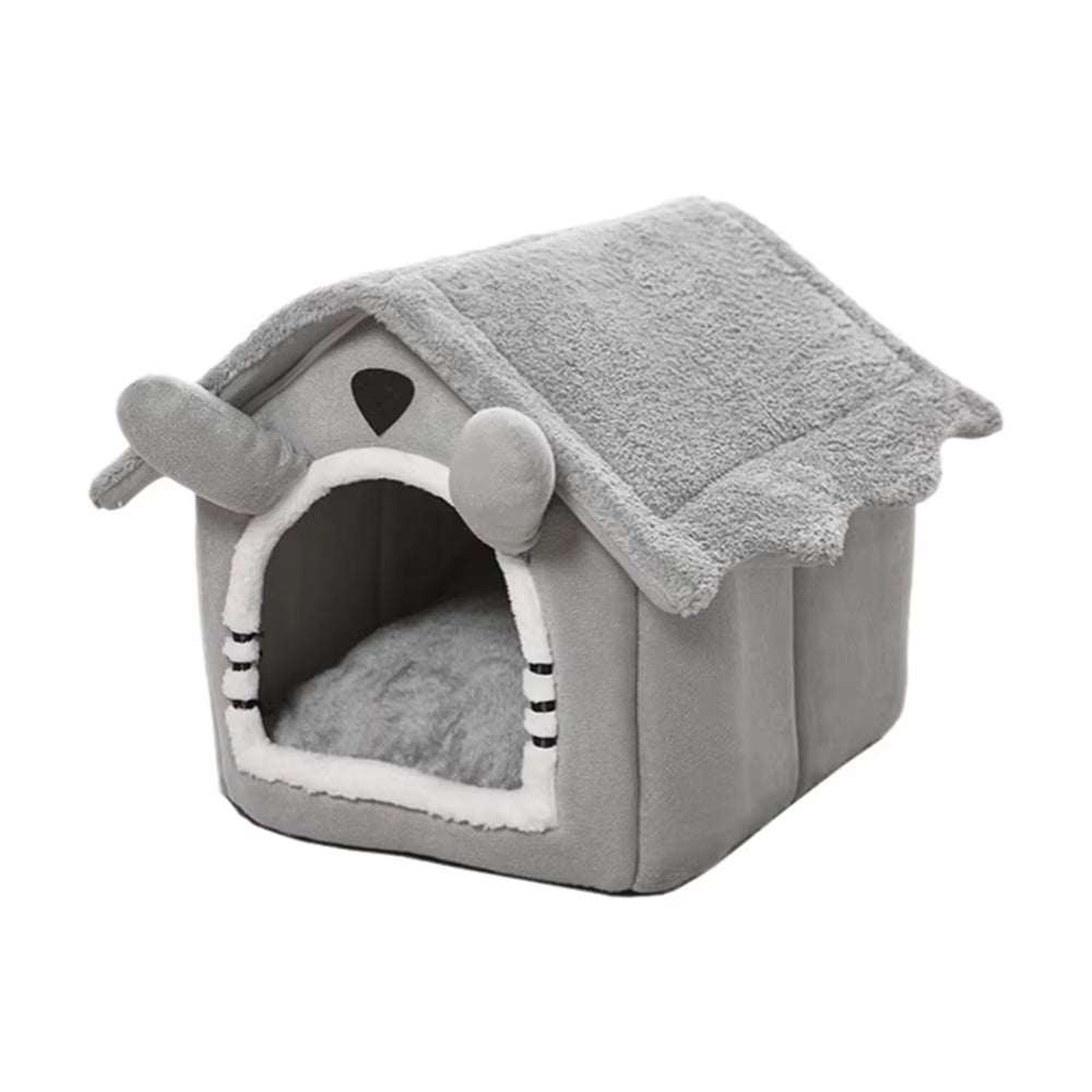 Indoor Warm Dog House Soft Pet Bed Tent House Dog Kennel Cat Bed with Removable Cushion Suitable for Small Medium Large Pets Ind