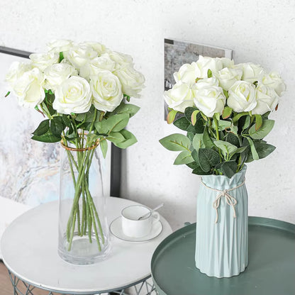 Artificial Flowers Silk Rose Festival Home Decor Bonsai Room Table Wedding Wreath Bridal Bouquet Outdoor Yard Garden Diy Giftbox
