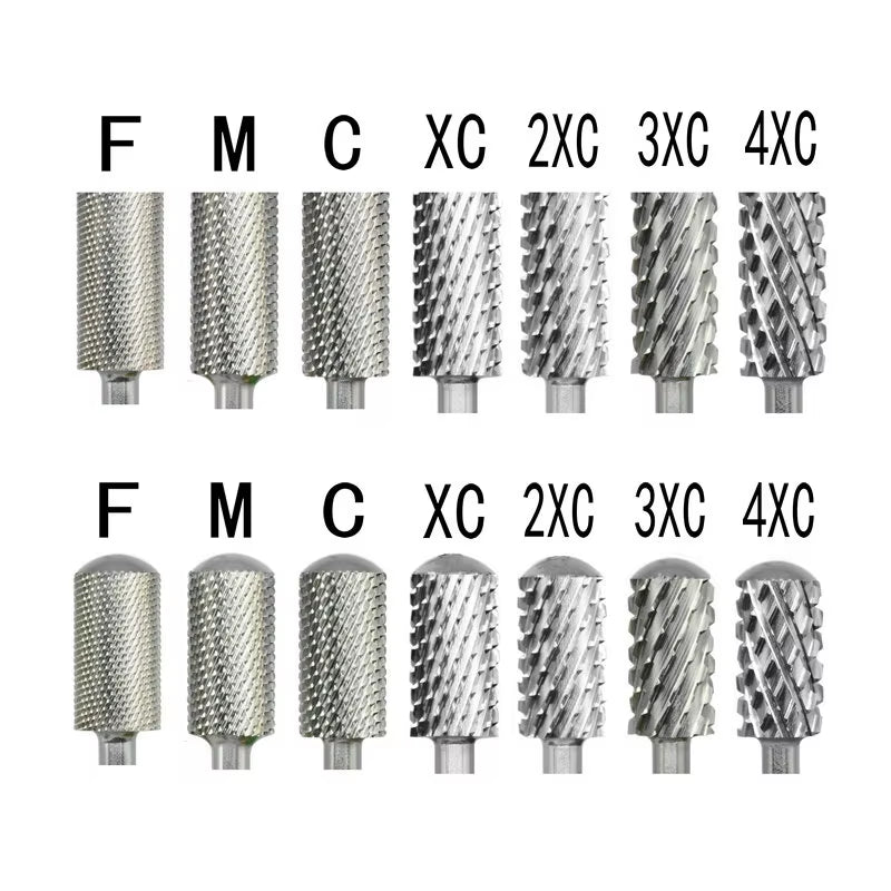 High Quality 6.6Mm Large Barrel and Smooth Top Carbide Nail Drill Bit 3/32" Tungsten Steel Carbidrel Pro Milling Cutter Nail Bit