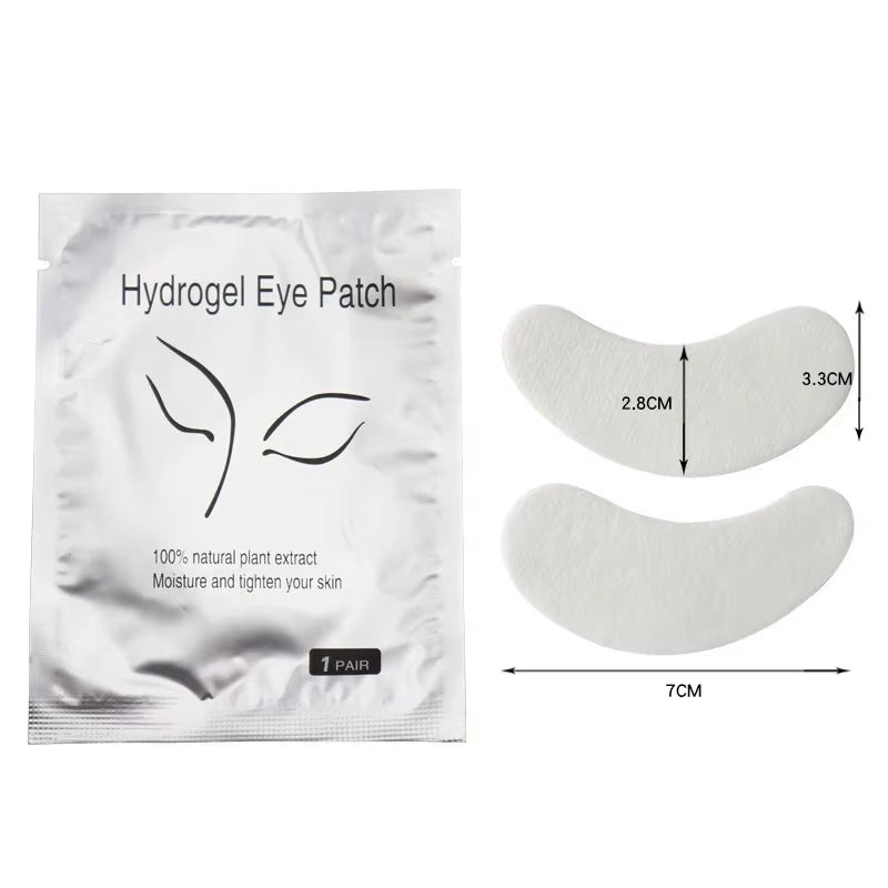 20 Pairs Eyelash under Eye Patches Eye Pad Isolation Remove Hydrogel Eye Patch Sticker Gasket Eyelash Extension Makeup Tools