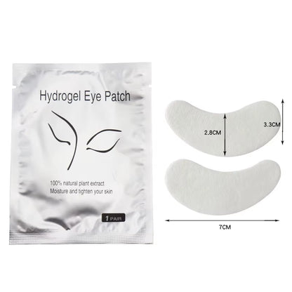 20 Pairs Eyelash under Eye Patches Eye Pad Isolation Remove Hydrogel Eye Patch Sticker Gasket Eyelash Extension Makeup Tools