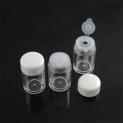 10Ml Empty Refillable Cosmetic Jar Pot Loose Face Powder Sieve Powder Box Empty Cosmetic Container Travel Wholesale Dropshipping