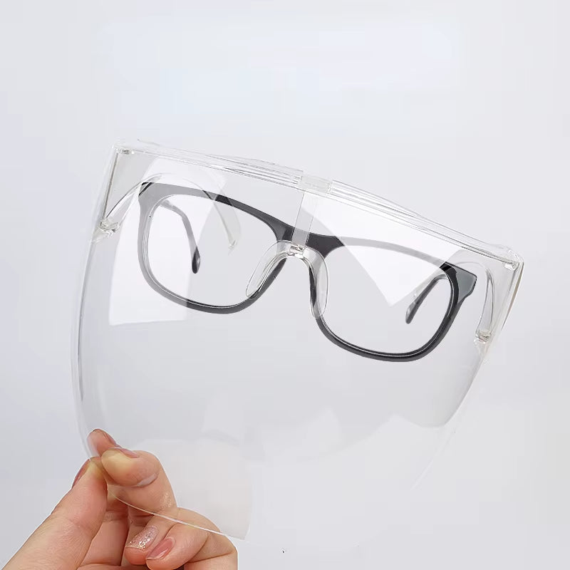 1 Pcs Full Face High-Definition Transparent anti Fog anti Splash Protective Mask High Transparency Goggles Nail Art Tool