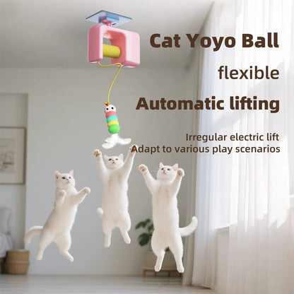 Caterpillar and Flying Bird Suitable for Self-Playing Pet Chasing Toys Interactive Cat Toys for Indoor Cats Hanging Automatic
