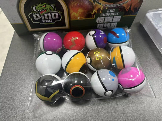 12Pcs/Set Pokemon Pokeball Figure Toys Anime Pikachu Blind Box PVC Figurine Action Collection Model Dolls Kids Birthday Gift