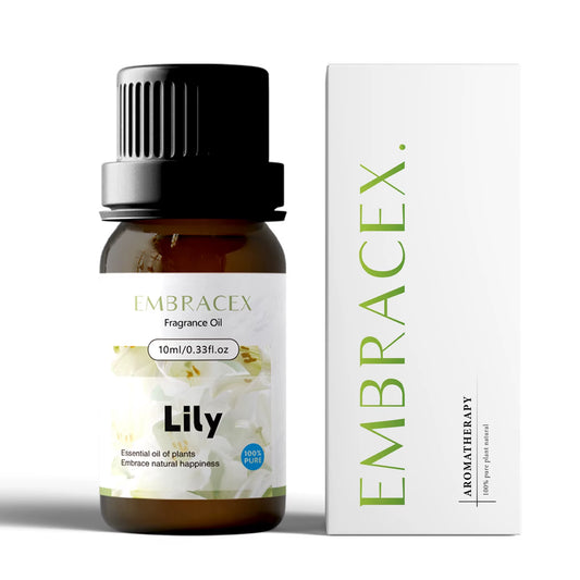 10Ml Lily Essential Oil Floral-Scented Essential Oils Bathing Hair Care Skin Care Facial Body Gifts Travel Size Diffuser Candle