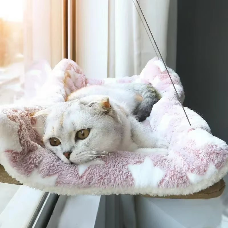 Cat Hammock Window Bed Cat Suction Cup Window Hammock Sunny Window Seat Nest Pet Accessories Hanging Cat Bed Cat Window Hammock