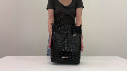 Elegant Crocodile Pattern Tote Bag, Trendy Office & Work Purse, Women's Classic Handbag Beauty Fashion