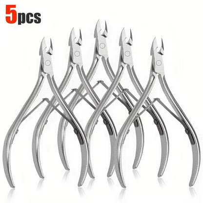 8/5/2/1Pc Stainless Steel Nail Clipper Scissors,Nail Care Kit, Dead Skin Remover Kit,Nail Exfoliator,Professional Dead Skin