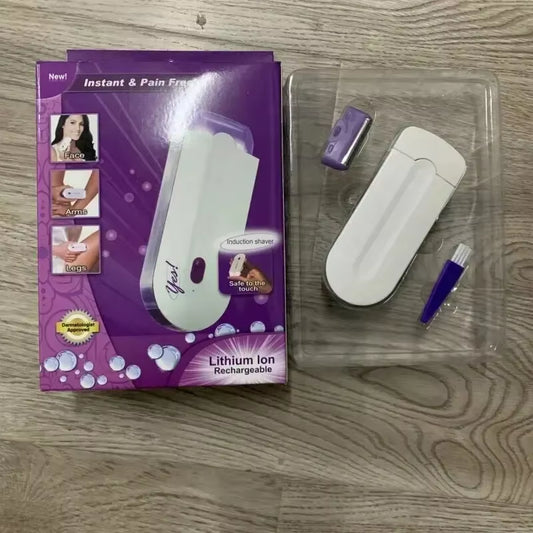Ladies' Body Blue-Light Epilator Inductionshaver Hair Remover Tool Rotary Electric Automatic Face Leg Bikini Lip Depilator
