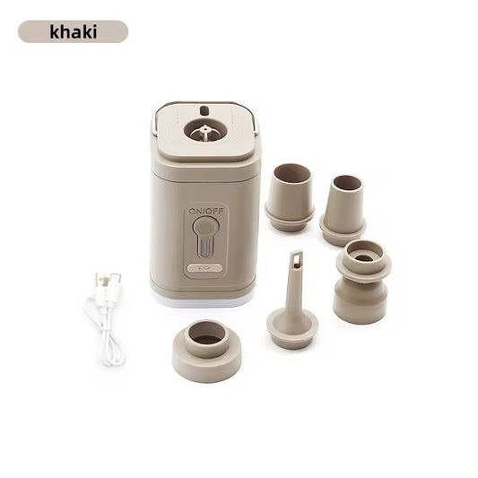 Camping Electric Air Pump Wireless Air Compressor Inflator Deflator Pumps Air Cushions Beds Boat Swimming Ring for Hiking