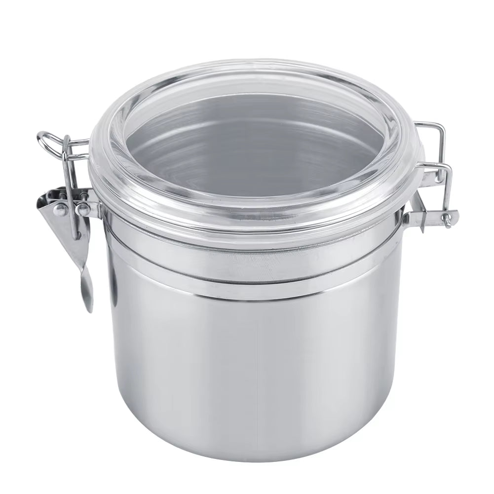Coffee Container Stainless Steel Vacuum Sealed Coffee Beans Storage Jar for Home Kitchen 800/1100/1450/1800Ml Optional