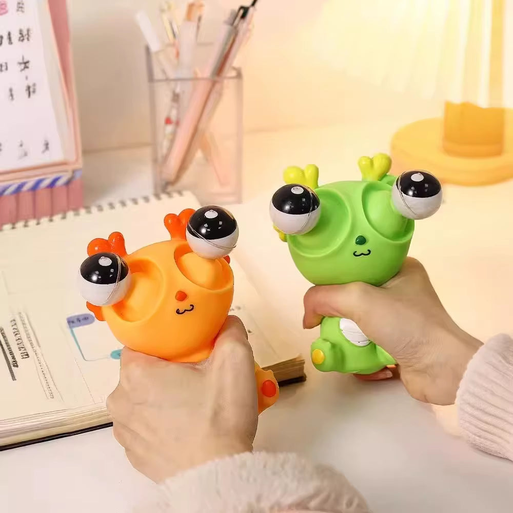 Creative Explosive Eye Dragon Dinosaur Decompression Toy Squeezing Joy Squeezing Staring Eye Funny Release Animal Sensory Toys