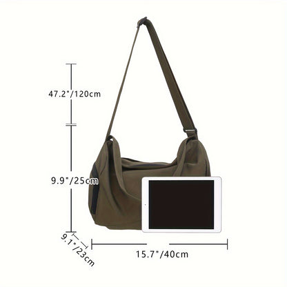 Men's Large Sling Bag, Sport Travel Shoulder Bag, Crossbody Bag For Hanging Out & Daily Commute Beauty World Shop