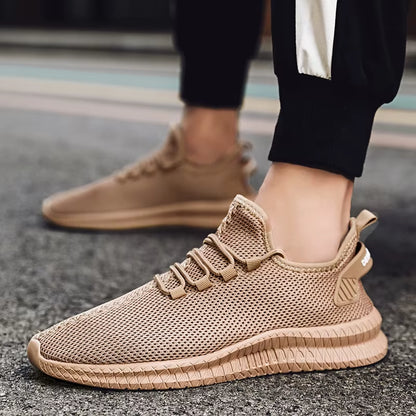 Brown Men'S Shoes Non-Slip Casual Sneakers Breathable Outdoor Jogging Training Hiking Sports Running for Women Lace up Sneakers