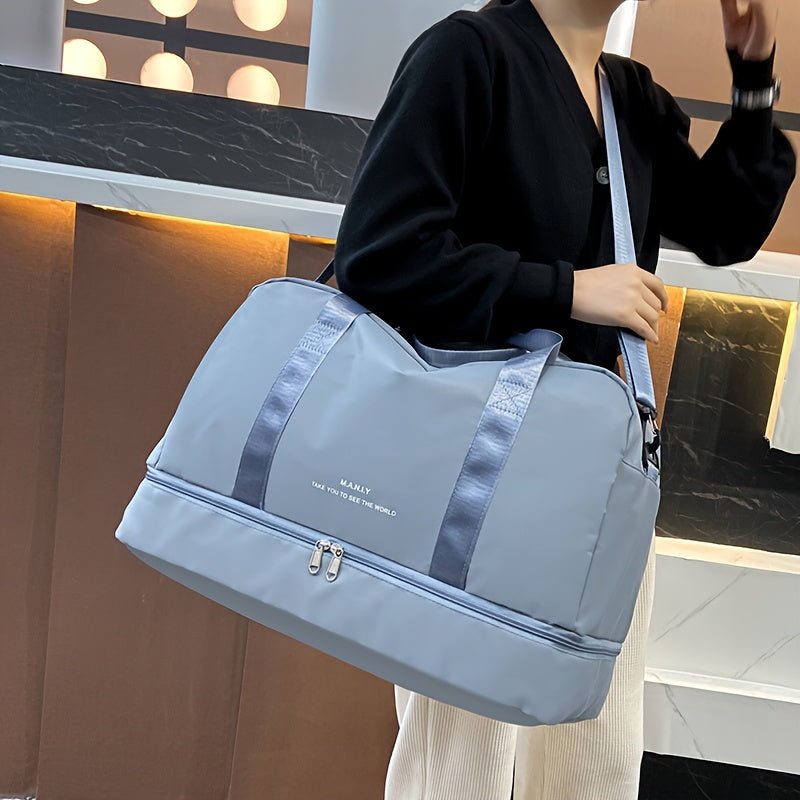 Versatile Carry-On Duffle Bag with Large Capacity and Lightweight Design - Perfect for Travel, Sports, and More Beauty Fashion