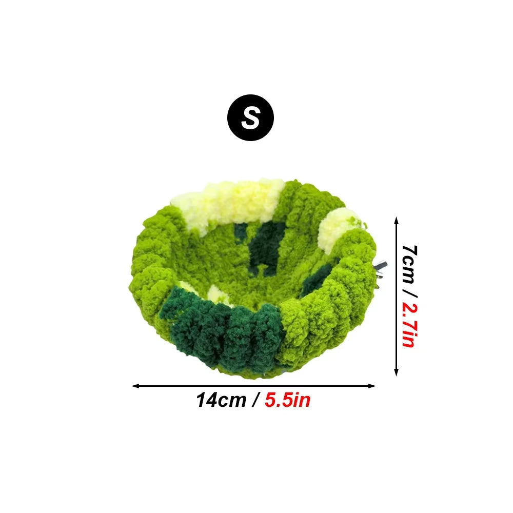 Autumn Winter Warm Cozy Bird Nest Plush Parrot round Sleeping Bed House Toys for Small Animal Pet Bird Parrot Cage Accessories
