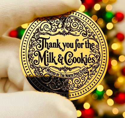 🎄🎅Santa Gold Coin ‘THANK YOU For The Milk & Cookies’! mysite