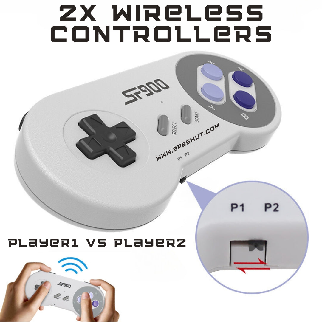 U-Link™ SF900 HD Wireless Console for NES & SNES APE'S HUT