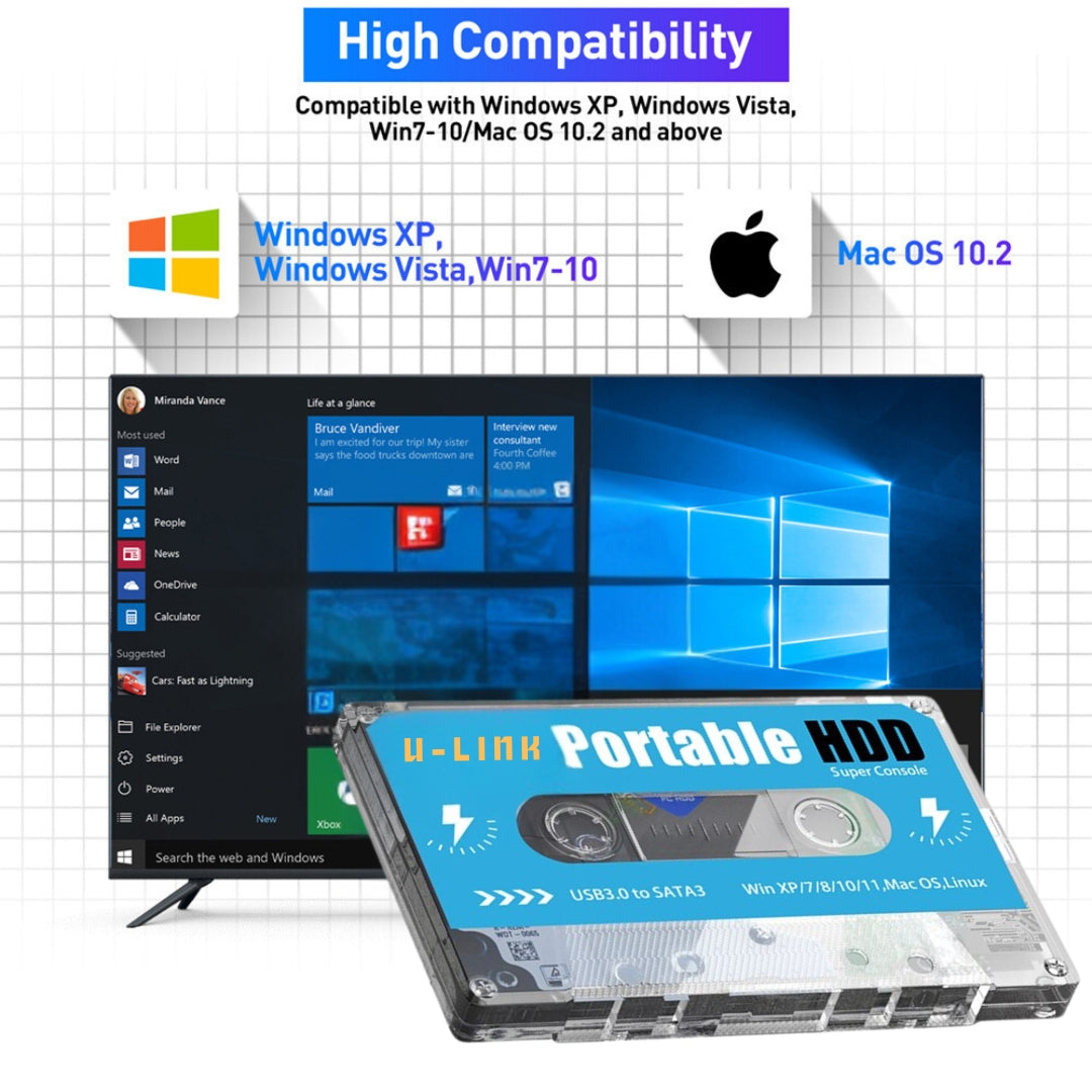 U-Link Portable HDD Super Console APE'S HUT