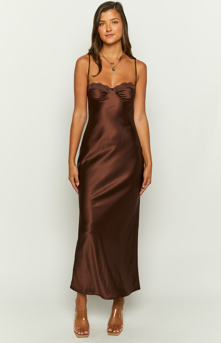 Scarlette Brown Maxi Dress BB Exclusive